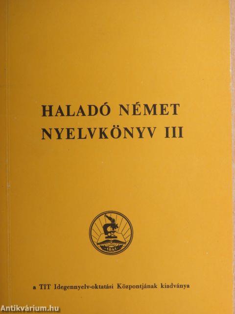 Haladó német nyelvkönyv III. 