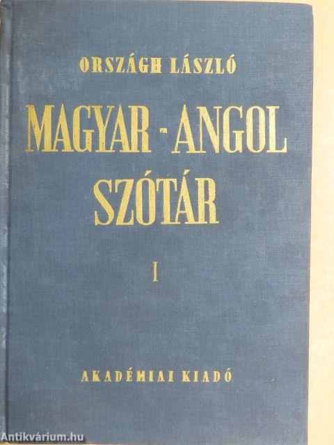 Magyar-angol szótár I-II.