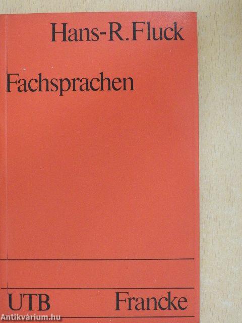 Fachsprachen