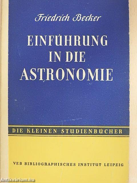 Einführung in die Astronomie