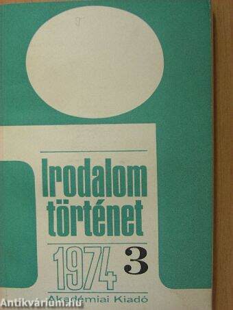 Irodalomtörténet 1974/3.