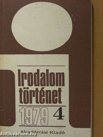 Irodalomtörténet 1979/4.