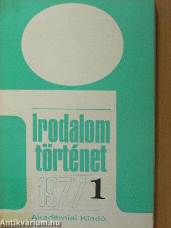 Irodalomtörténet 1977/1.