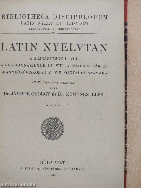 Latin nyelvtan