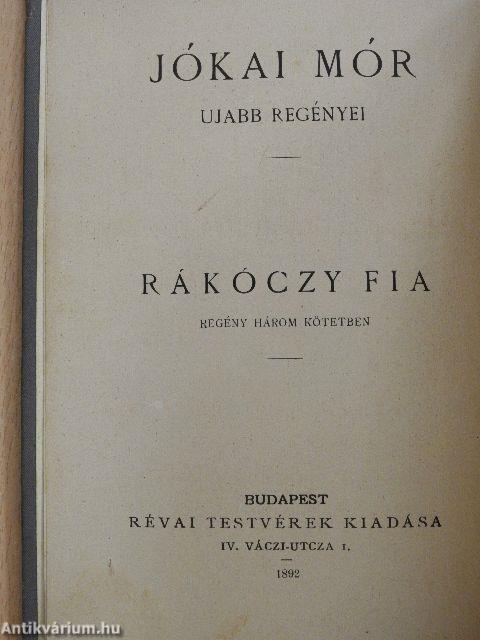 Rákóczy fia I-III.