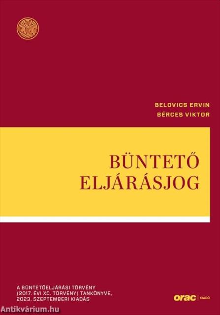 Büntető eljárásjog