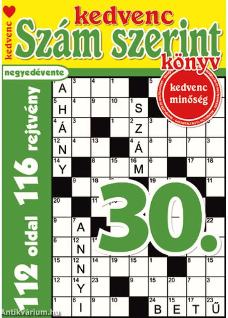 Kedvenc Szám Szerint Könyv 30
