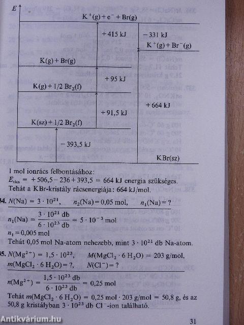 Összefoglaló feladatgyűjtemény kémiából - Megoldások