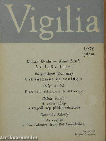 Vigilia 1970. júlus