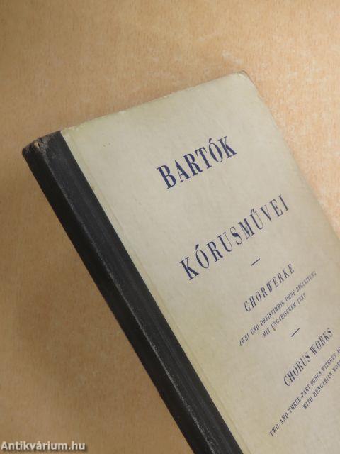 Bartók kórusművei