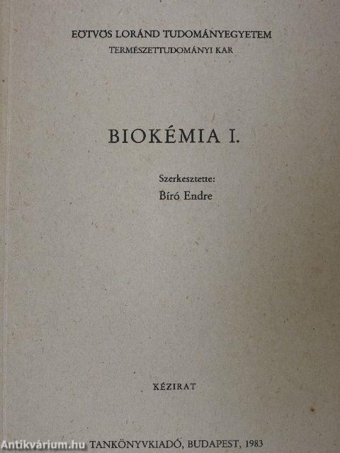 Biokémia I-II.