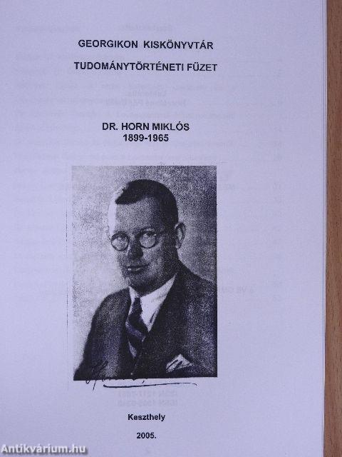 Dr. Horn Miklós