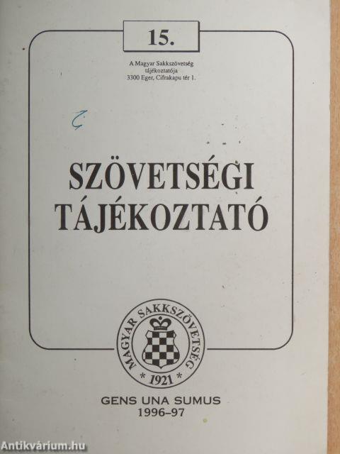 Szövetségi Tájékoztató 1997/98