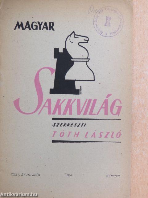 Magyar Sakkvilág 1950. március