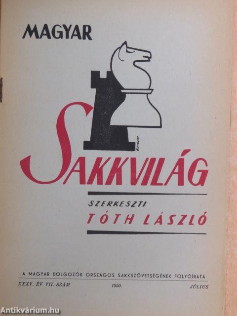 Magyar Sakkvilág 1950. július