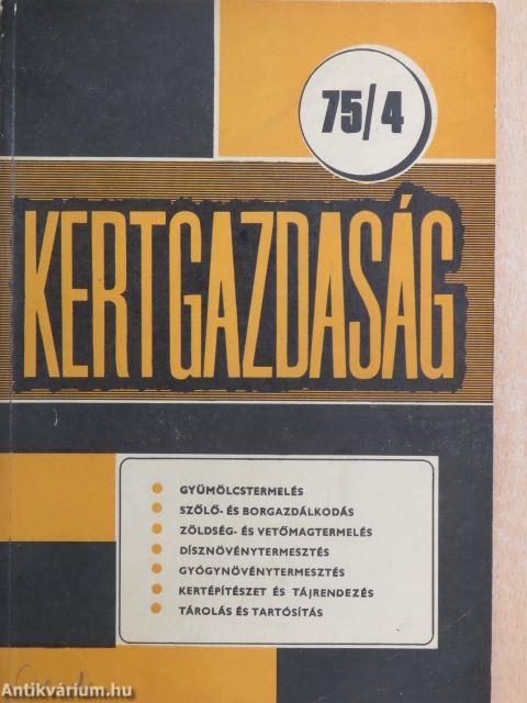 Kertgazdaság 1975/4.