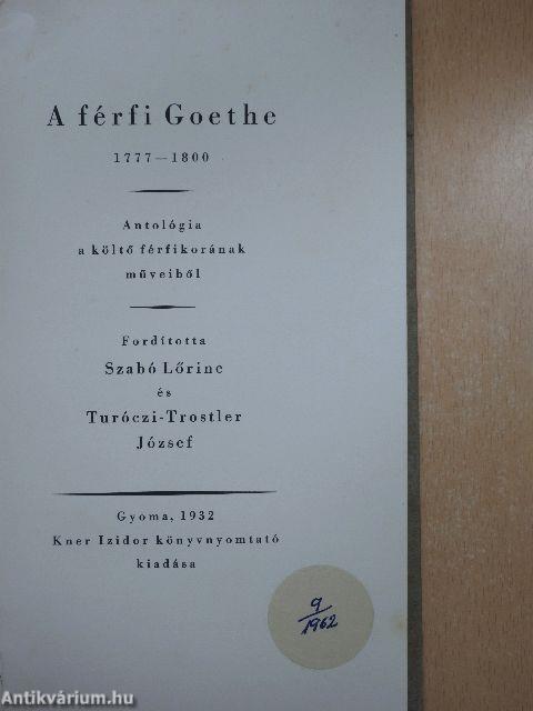 A férfi Goethe