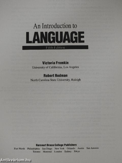 An Introduction to Language