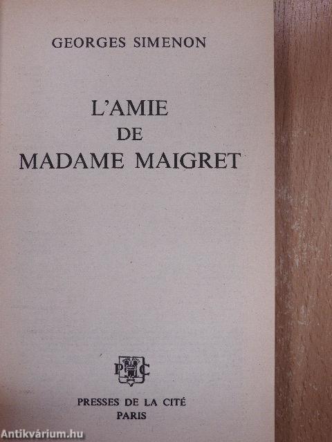 L'amie de madame Maigret