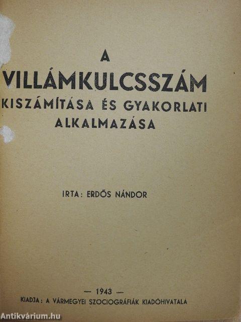 A villámkulcsszám kiszámítása és gyakorlati alkalmazása