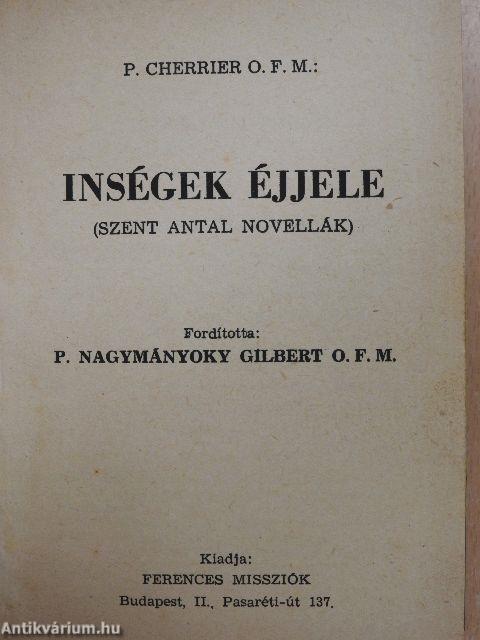 Inségek éjjele