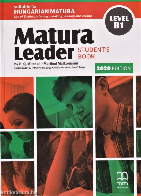 MATURA LEADER B1 STUDENT'S BOOK 2020 EDITION (ONLINE HANGANYAGGAL)