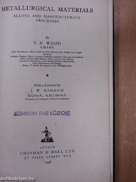 Metallurgical Materials