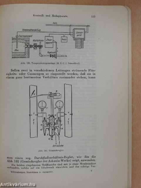 Maschinen und Apparate im Chemiebetrieb