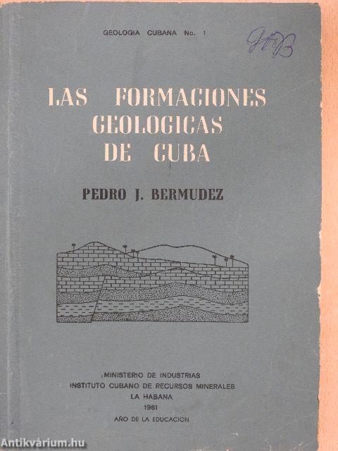 Las Formaciones Geologicas de Cuba