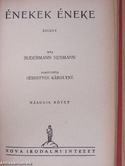 Énekek éneke I-II.