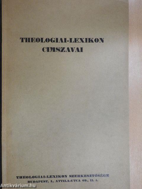 Theologiai-lexikon cimszavai