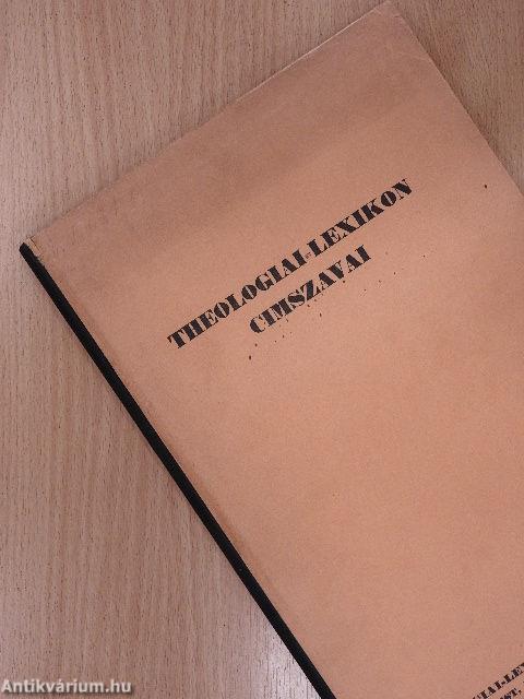 Theologiai-lexikon cimszavai