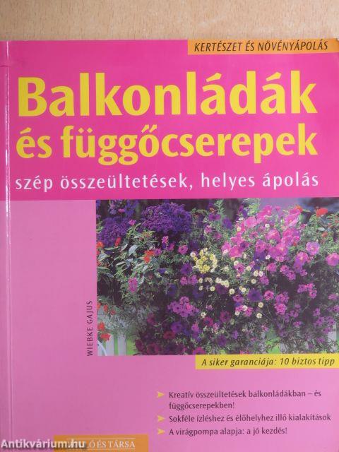 Balkonládák és függőcserepek