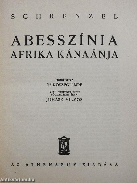 Abesszínia, Afrika Kánaánja