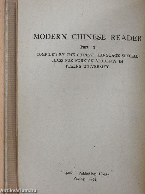 Modern Chinese Reader I-II.