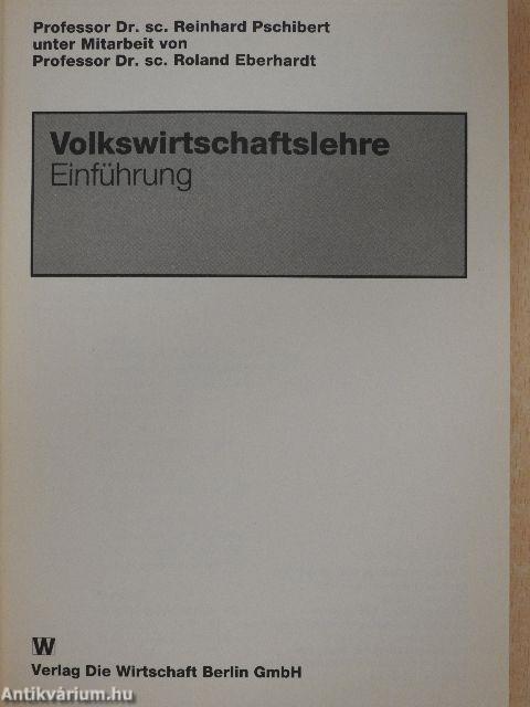 Volkswirtschaftslehre