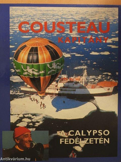 Cousteau kapitány a Calypso fedélzetén