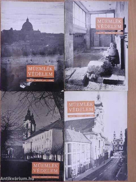 Műemlékvédelem 1981/1-4.