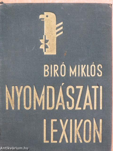 Nyomdászati lexikon