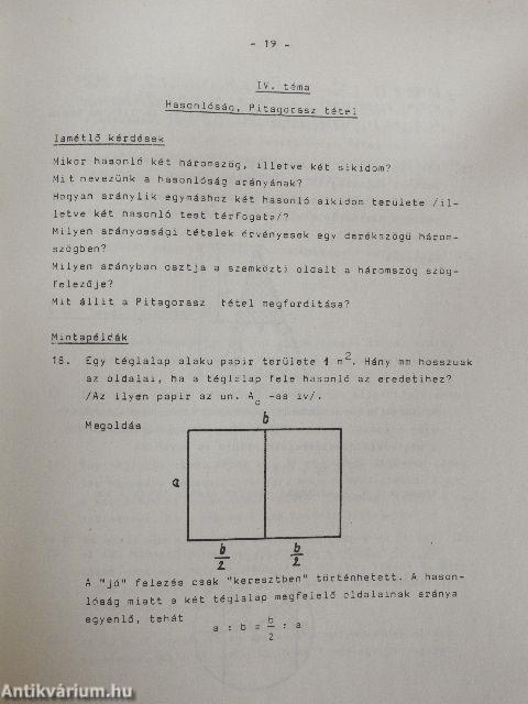 Matematika Studium I.