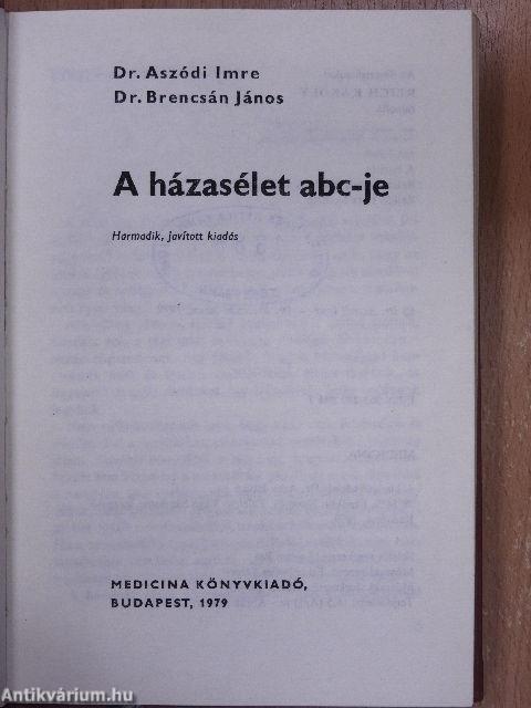 A házasélet abc-je