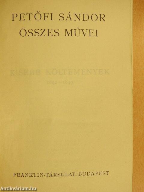 Petőfi Sándor összes művei