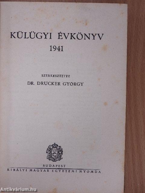 Külügyi Évkönyv 1941