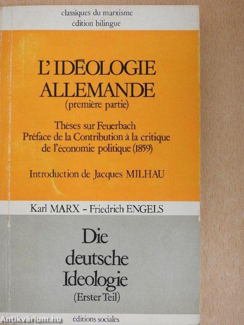 L'idéologie Allemande I.