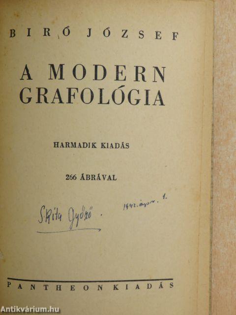 A modern grafológia