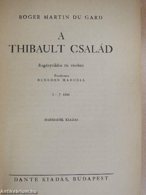 A Thibault család I-II.