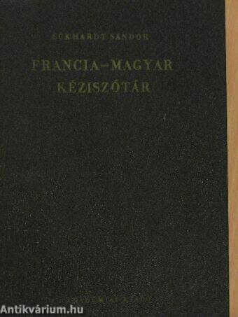 Francia-magyar kéziszótár 