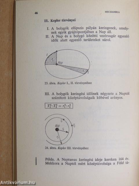 Fizikai összefoglaló