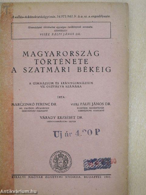 Magyarország története a szatmári békéig