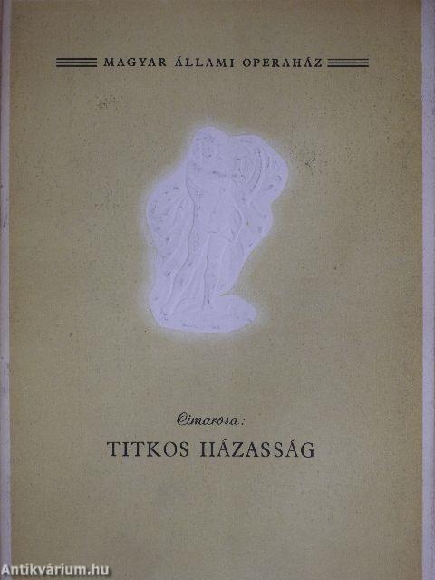 Cimarosa: Titkos házasság